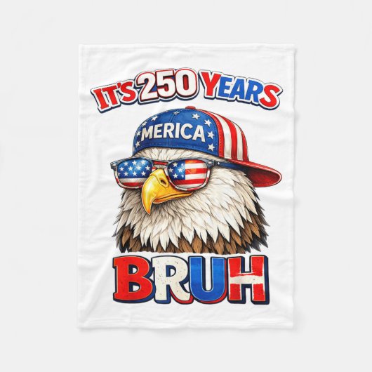 250 Jaar Jubileum Bruh Adelaar Zingt 4e Fleece Deken (Voorkant)