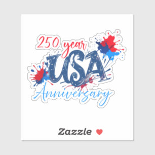 250 jaar jubileum van de VS Sticker