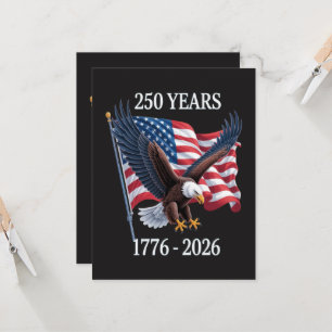 250 Jaar Jubileum VS Amerikaanse Vlag 1776-2026 Kaart