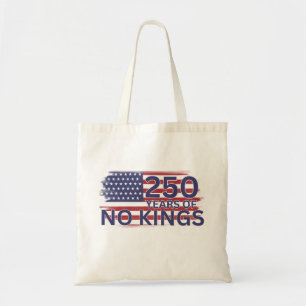 250 jaar No Kings Amerikaanse vlag Tote Bag