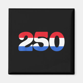 250 jaar onafhankelijkheid 250e verjaardag juli magneet