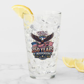 250 Jaar Onafhankelijkheid 4 juli Feest Glas