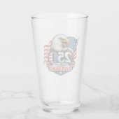 250 Jaar Onafhankelijkheid 4 juli Feest Glas (Achterkant)