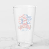 250 Jaar Onafhankelijkheid 4 juli Feest Glas (Achterkant)