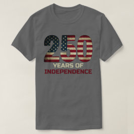 250 Jaar Onafhankelijkheid Amerika T-shirt