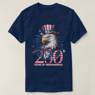 250 Jaar Onafhankelijkheid Amerikaanse Adelaar T-shirt