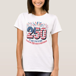 250 Jaar Onafhankelijkheid T-shirt