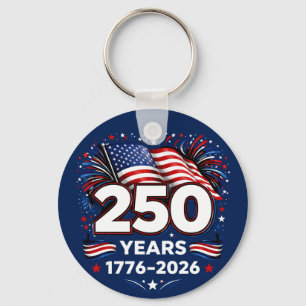 250 Jaar Onafhankelijkheid Vaderlandslievende Vuur Sleutelhanger