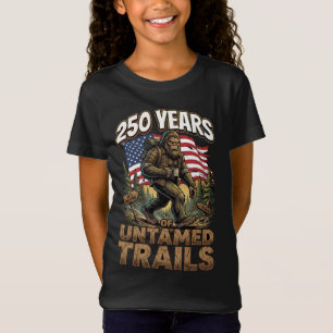 250 Jaar Onbeteedelde Paden Bigfoot Patriottisch T-shirt