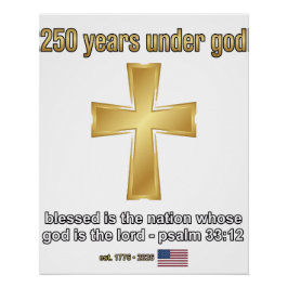 250 Jaar Onder God Perfect Poster