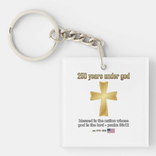 250 Jaar Onder God Sleutelhanger (voorkant)
