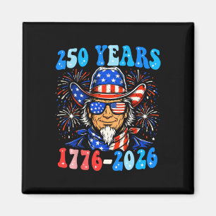 250 Jaar Oom Sam 4 juli 1776-2026 250e verjaardag Magneet