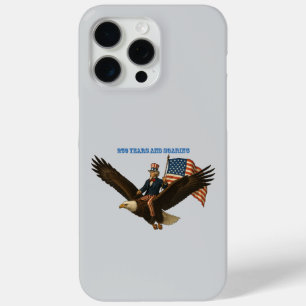 250 Jaar Oom Sam, Witkopzeearend en Amerikaanse Vl iPhone 15 Pro Max Hoesje