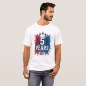 250 Jaar Patriottische Jets Herdenkings Vector Des T-shirt (Voorkant volledig)