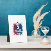 250 Jaar Patriottische Jets Jubileum Vector Design Fotoplaat (Zijkant)
