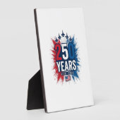 250 Jaar Patriottische Jets Jubileum Vector Design Fotoplaat (Zijkant)