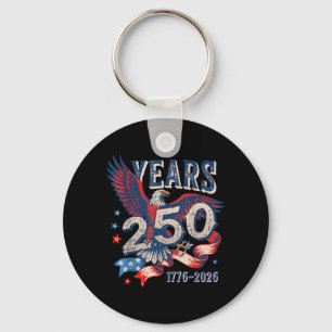 250 Jaar Patriottische Trots Adelaar 1776-2026 - V Sleutelhanger