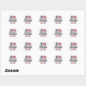 250 Jaar Ronde Sticker (Vel)