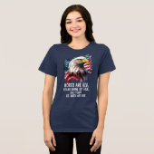 250 Jaar Rood Wit & Blauw Patriotisch Tri-Blend Shirt (Voorkant volledig)