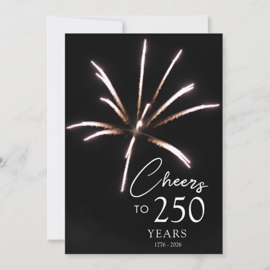 250 jaar Sestercentennial 4 juli Kaart (Voorkant)