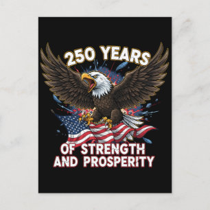 250 Jaar Sterke Adelaar Patriottisch Briefkaart