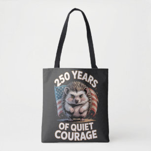 250 Jaar Stille Moed Egel Kunst Tote Bag