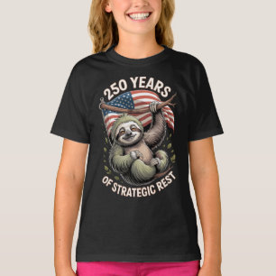250 Jaar Strategische Rust Luiaard Kunst T-shirt