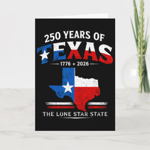 250 Jaar Texas 250ste Verjaardag 1776 2026 Lone S Kaart