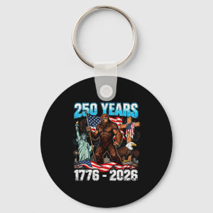 250 jaar usa 1776 2026 patriottisch vrijheid bigfo sleutelhanger