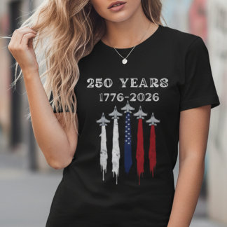 250 Jaar USA 1776-2026 Patriottische Vrouwen T-shirt