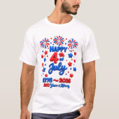 250 Jaar USA -18a T-Shirt (Voorkant)