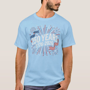 250 Jaar USA 4 juli T-shirt