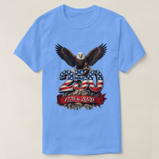 250 Jaar USA -5 T-Shirt (Design voorkant)