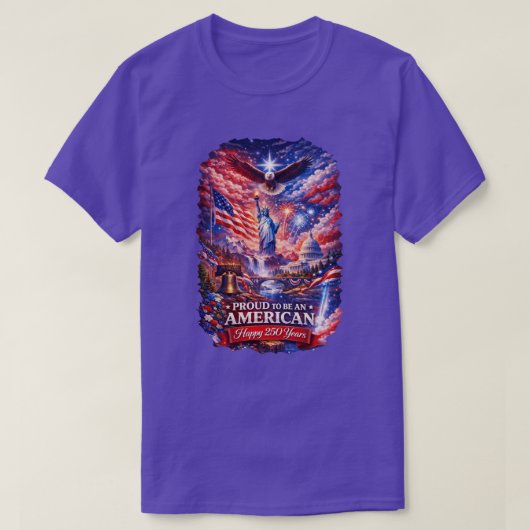 250 Jaar USA -6 T-Shirt (Design voorkant)