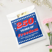 250 Jaar USA Feest – Aanpasbaar Bedankzakje (Gezegeld)