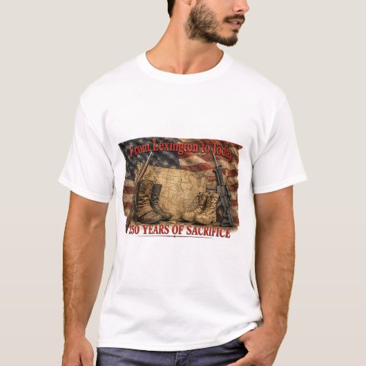 250 JAAR VAN OFFER T-SHIRT (Voorkant)