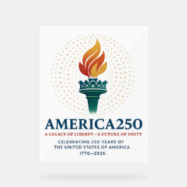 250 jaar Verenigde Staten Acryl Bord