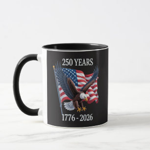 250 Jaar Verjaardag VS Amerikaanse Vlag 1776-2026 Mok