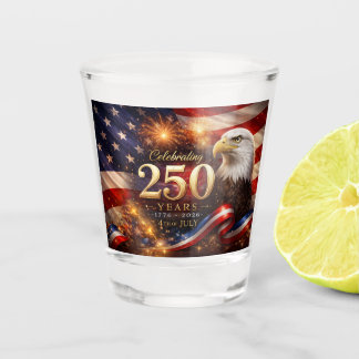 250 Jaar Vieren Patriotisch Shotglas Shot Glas