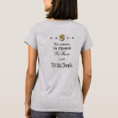 250 Jaar Viering Geen Koningen T-shirt (Achterkant)