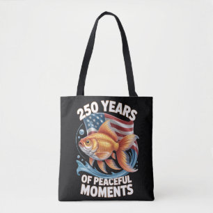 250 Jaar Vreedzame Momenten Goudvis Kunst Tote Bag
