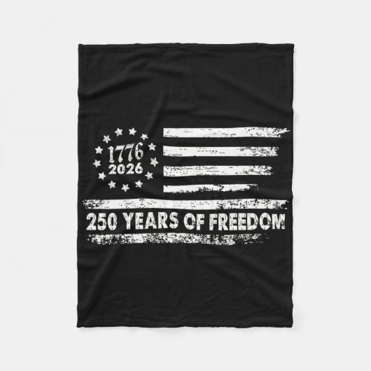 250 Jaar Vrijheid 1776 2026 Fleece Deken (Voorkant)