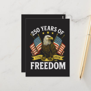 250 Jaar Vrijheid 1776 2026 Steenarend Briefkaart