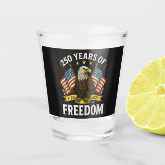 250 Jaar Vrijheid 1776 2026 Steenarend Shot Glas