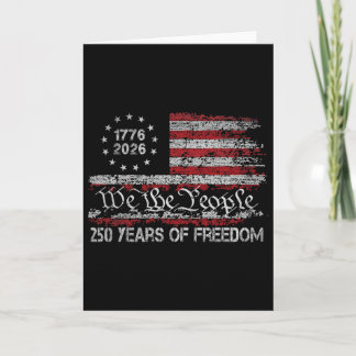 250 Jaar Vrijheid 1776 2026 Usa Vlag 250e Geboorte Kaart