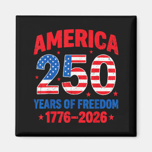 250 jaar vrijheid 250ste verjaardag usa vlag 4t magneet