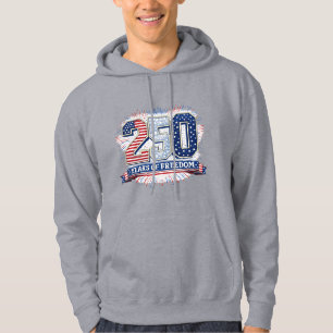 250 Jaar Vrijheid 4 juli Hoodie