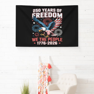 250 Jaar Vrijheid Adelaar 250ste Verjaardag VS Spandoek