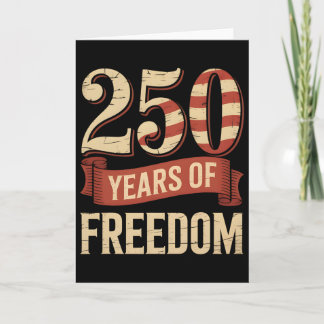 250 Jaar Vrijheid Amerikaans 1776–2026 Patriottisc Kaart