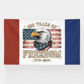 250 Jaar Vrijheid – Amerikaanse Semiquincentennial Spandoek (Horizontaal)